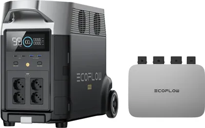 Produktbild von EcoFlow PowerStream Balkonkraftwerk, Smart Mikrowechselrichter 800W, DELTA PRO Powerstation, App-Steuerung, für Zuhause, Camping