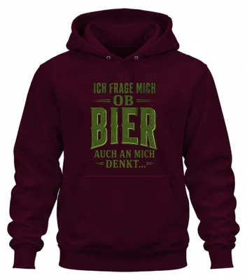 Obrázok produktu pre Či je táto mikina s kapucňou, ktorá má nápis "Či je táto mikina s kapucňou?", sarkastická? Farba: bordová, veľkosť: M