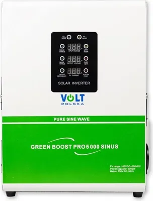 Zdjęcie produktu dla PV kontroler słoneczny MPPT VOLT GREEN BOOST PRO 5000 SINUS 5kW do PV ogrzewania ciepłej wody użytkowej