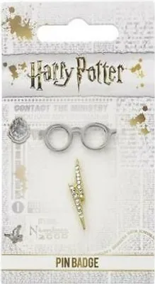 Produktbild von Harry Potter Abzeichen Blitz & Brille
