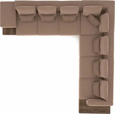 Produktbild von Designer Garnitur Wohnzimmer Ecksofa L-Form Einrichtung Luxus Möbel Neu