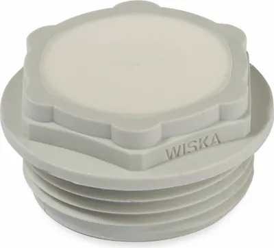 Produktbild von WISKA Membranschraube, 10062567, EMS 16, RAL 7035, Lichtgrau