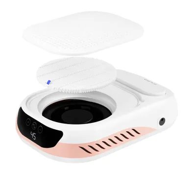 Obrázok produktu pre BEAUTIFLY NailFlow – odsávacia jednotka na prach z nechtov, 100 W – odsávač prachu na manikúru a pedikúru, 4500 otáčok za minútu, viacnásobne použiteľný filter