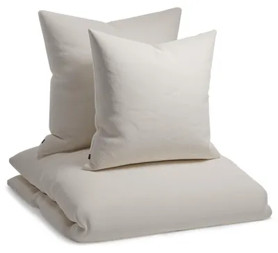Produktbild von sleepwise Bettwäsche 200x200 Sommer Bettwäsche 3tlg- , Traumhaft Weich, Atmungsaktiv, Bügelfrei & Knitterfrei - Bettbezug Set aus gebürsteter Mikrofaser mit 65x65cm Kissenbezüge, Soft beige
