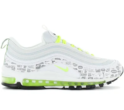 Produktbild von Nike Air Max 97 - Reflective Logo - Herren Schuhe Weiß DH0006-100 , Größe: EU 45.5 US 11.5