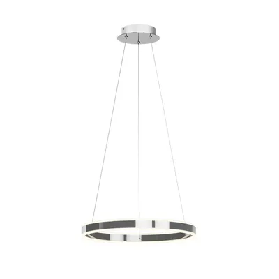 Produktbild von Lucande LED-Pendelleuchte Lyani, Ø 50 cm, chrom, dimmbar