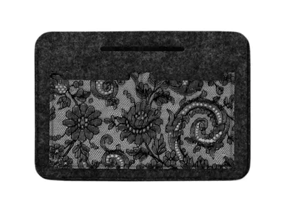 Zdjęcie produktu dla Bertoni Ekologiczny filcowy organizer do torebki - Stylowy, trwały i praktyczny dodatek do utrzymania porządku 26x18x8 cm antracyt Victoria