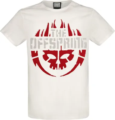Produktbild von The Offspring T-Shirt Herren Amplified Collection - Skull Logo altweiß M