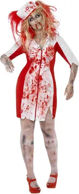 Produktbild von Zombie-Krankenschwester Kostüm Plus Size für Damen XXL