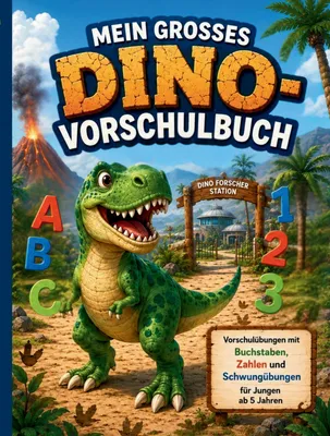 Produktbild von Das große Dino-Vorschulbuch