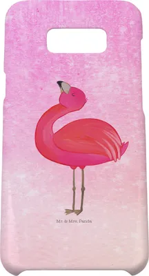 Produktbild von Mr. & Mrs. Panda Samsung Galaxy S8 plus Handyhülle  Flamingo Stolz - Aquarell Pink - Geschenk, Handy, Handycover, Freude, Cover, Tochter, glücklich, Hülle, Mama