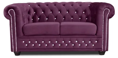 Immagine prodotto di Divano Chesterfield, set componibile 2 posti + 1 posto, design moderno