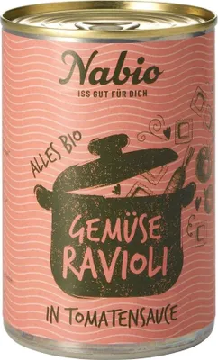 Produktbild von Eintopf in der Dose - Gemüse Ravioli in Tomatensauce 400g