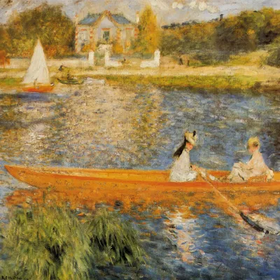 Obrázok produktu pre Pierre Auguste Renoir umelecká tlač obrazu - Seina v Asnières, 1879 (70 x 70 cm)