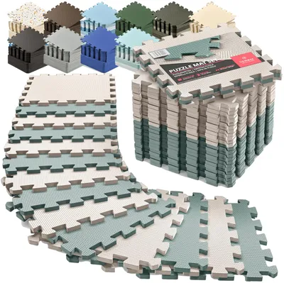 Image de Tapis de protection de sol Fitness 18 tapis puzzle