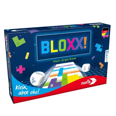 Produktbild von NOR01796 - Bloxx!, Brettspiel (DE,GB), für 2-4 Spieler, ab 6 Jahren