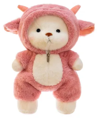 Image de Peluche mouton, rose, 30 cm