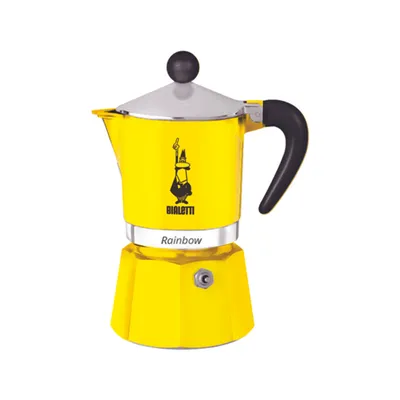 Zdjęcie produktu dla Ekspres do kawy BIALETTI RAINBOW 6TZ 300 ml Żółty