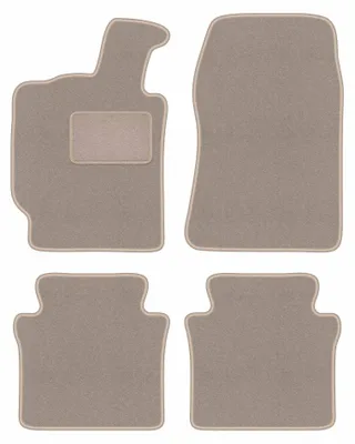 Productafbeelding van Velours automatten voor Lancia Thesis 2001-2009 (sedan) – 4-delig, beige, op maat – Wielganizator LUX