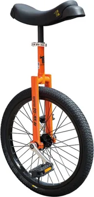Produktbild von QU-AX 1106 Einrad Luxus 20' Alufelge, Reifen, orange/schwarz