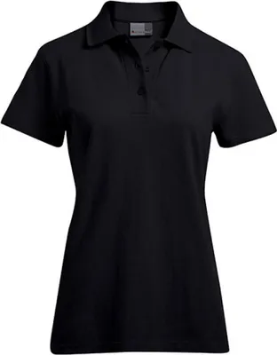 Produktbild von Promodoro Women´s Superior Polo / Baumwoll-Piqué - Farbe: Black - Größe: 3XL