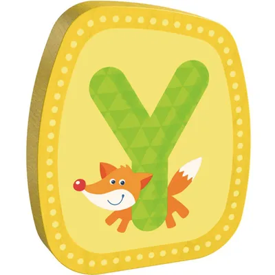 Produktbild von HABA Holzbuchstabe Y, Buchstaben, Türschild, Wand, Dekoration, Kinderzimmer, Kind, Baby, 302470