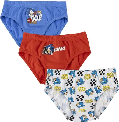 Produktbild von Jungen Unterwäsche-Set Single Jersey 3-teilig – Sonic Bunt 4-5 Jahre Disney