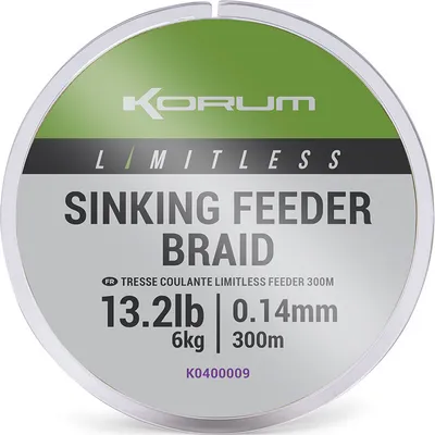 Produktbild von Korum Limitless Sinking Feeder Braid 0.16mm 300m