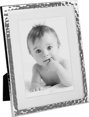 Image de Fink MILAN, cadre photo 13x18 cm, verre, plaqué argent, métal, surface lisse, couleur argent, L. 19 cm, l. 24 cm, H. 1,5 cm, référence : 133266