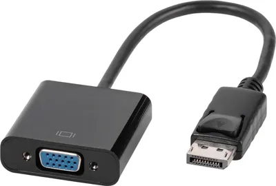 Produktbild von DisplayPort - VGA Adapter, DisplayPort Stecker - 15 pol. HD Buchse, 0,15m (45519)