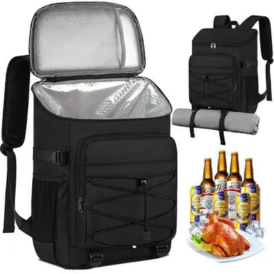Produktbild von Wasserdichte Kühlrucksack 30L - Große Isolier-Rucksack für Outdoor
