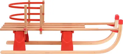 Obrázok produktu pre vidaXL Skladacie sane s opierkou 119 cm Drevo