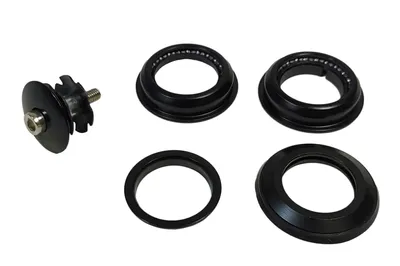 Produktbild von Fahrrad Steuersatz A-Head 1 1/8' semi integriert Kugelring Alu Lenkkopflager