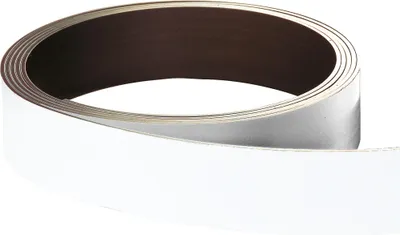 Produktbild von Franken Lagerschilder magnetisch Größe: 20mmx10m, weiß