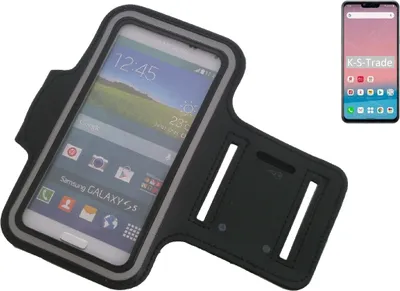 Produktbild von Kompatibel mit LG Electronics Style3 Neopren Jogging Armband Sportarmband Oberarmband schwarz kompatibel mit LG Electronics Style3 mit Reflektor
