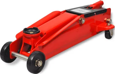Obrázok produktu pre vidaXL Hydraulický zdvihák s nízkou montážou 3 tony červený
