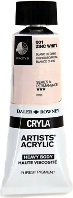 Produktbild von Daler Rowney Cryla Artists’ Acrylfarbe Zinc White 75 ml 1 stk