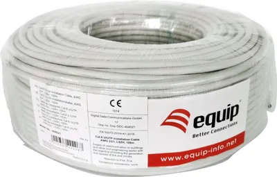 Zdjęcie produktu dla Equip 403421, 100 m, Cat5e, F/UTP (FTP), Beżowy