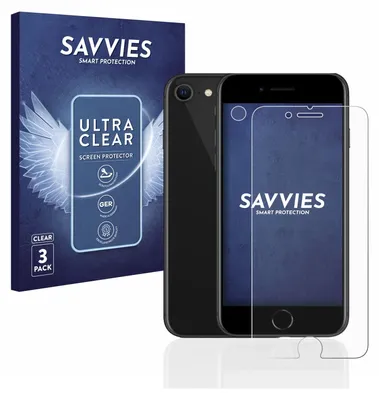 A product shot of a phone screen protector and its packaging.