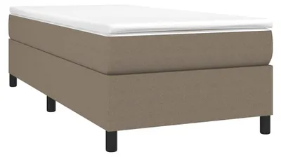 Obrázok produktu pre vidaXL Box spring bed frame taupe 100x200 cm fabric