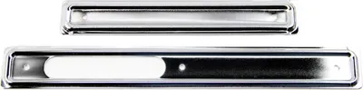 Produktbild von Scheuerleisten für rechts und links aus Aluminium für den Motortunnel Simson KR51 Schwalbe