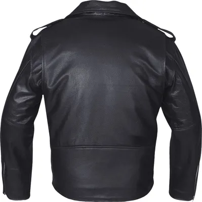 Produktbild von Motorradjacke Lederjacke Brando Chopper Jacke Seitenschnürung, Größe:48/S