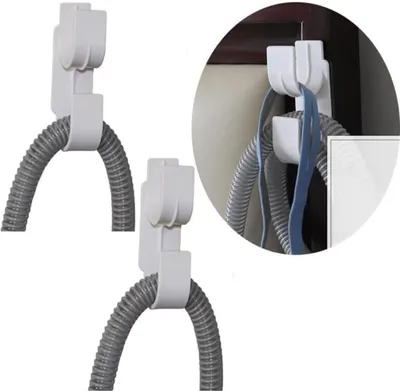 Produktbild von iguTrail 2er Set CPAP Schlauchhalter Maskenhalter Schlauch Organizer gegen Verheddern Passend für CPAP Gerät Maske