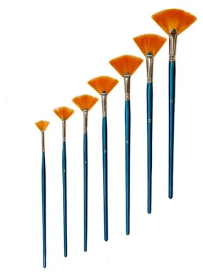 Produktbild von Set von Fächerpinseln für Künstler