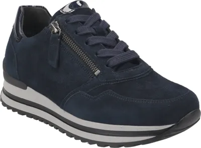 Produktbild von Gabor Sneaker 528.46, Rauleder, Blau, Damen