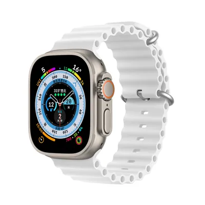 Produktbild von Dux Ducis OceanWave Armband für Apple Watch - Weiß (45/44/42 mm) KP25120