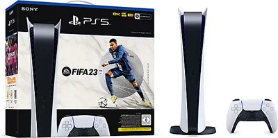 Zdjęcie produktu dla Sony PlayStation 5 - edycja cyfrowa + FIFA 23 (kod do pobrania)