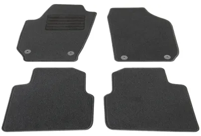 Fußmatten Set für Skoda Roomster 5J, Bj. 9/2006-4/2015, schwarz