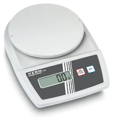 Produktbild von KERN & SOHN Schulwaage, Weiß, Kunststoff, LED, 170 mm, 244 mm, 39 mm