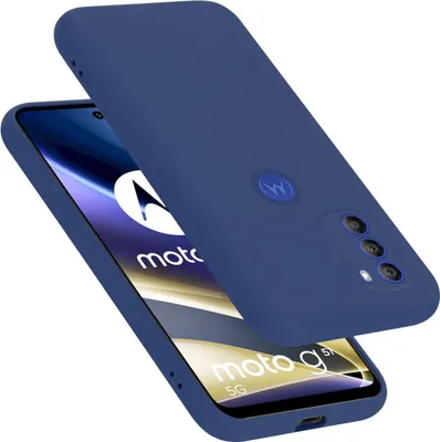 Produktbild von Cadorabo Hülle für Motorola MOTO G51 5G Hülle Silikon Handyhülle Case aus flüssigem Silikon, Kratzfeste und stoßfeste Schutzhülle für Motorola MOTO G51 5G